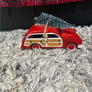 Festive Holiday Cars with Tree Decor